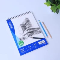 Bantex Sketch Book A4 BK1002 Spiral Atas - 40 Sheets